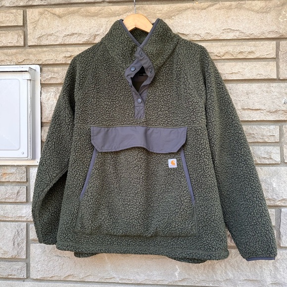 Carhartt Sherpa Fuzzy Pullover - Picture 1 of 10